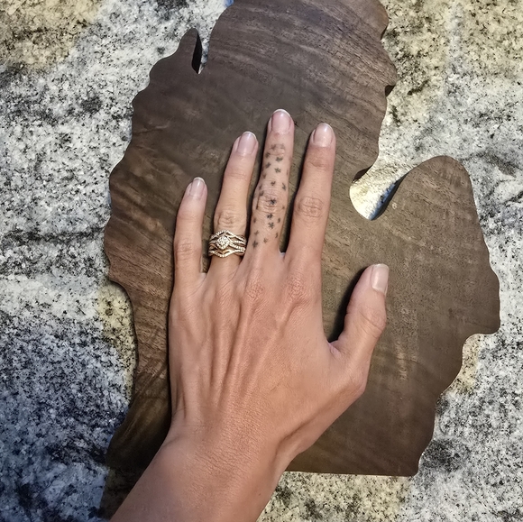 Michigan mitten charcuterie boards - Picture 2 of 3